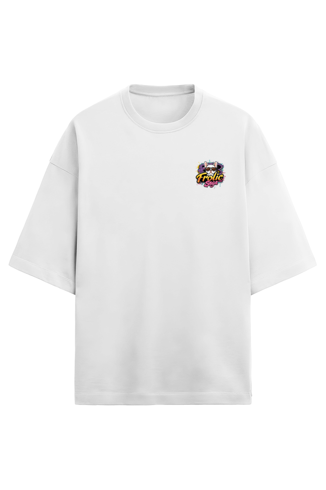 Play Hard Frenchie Oversized Tee - Frolic Saga