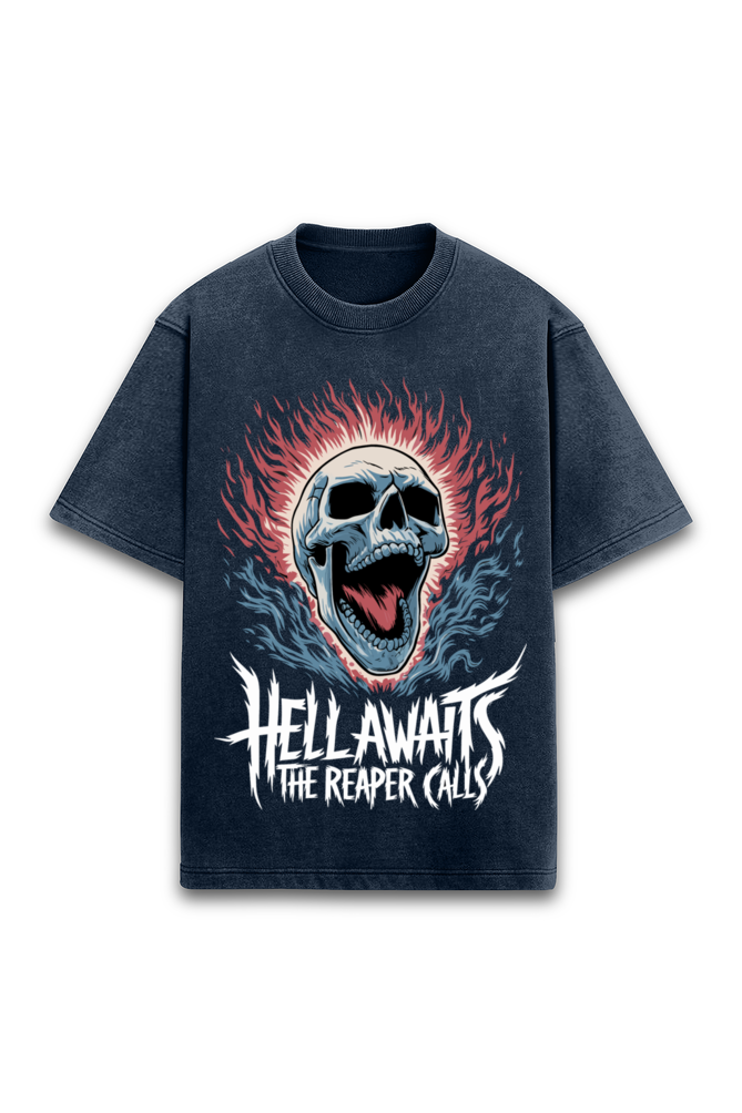 Hell Awaits UnIsex Tee - Frolic Saga