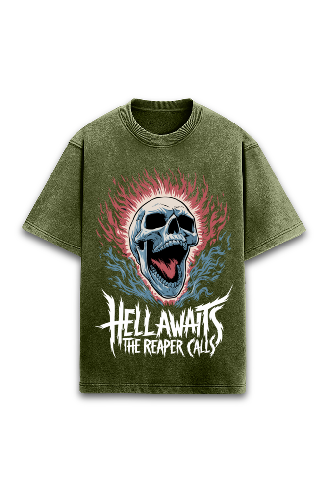 Hell Awaits UnIsex Tee - Frolic Saga