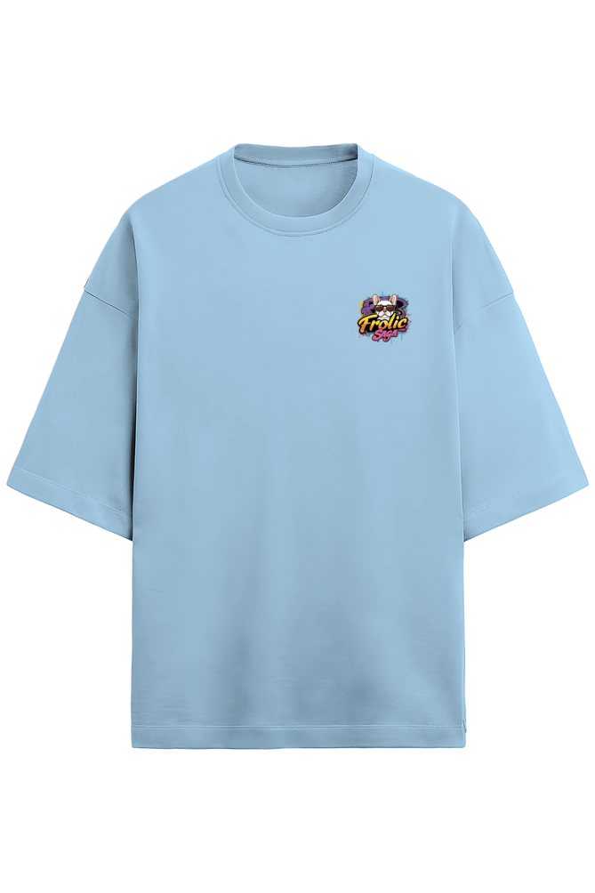 Play Hard Frenchie Oversized Tee - Frolic Saga
