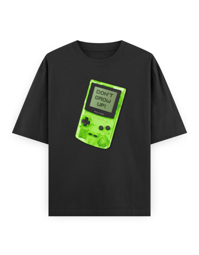 Don’t Grow Up! Limited Edition Unisex Oversized Tee – 240 GSM Heavyweight Cotton