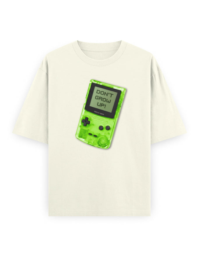 Don’t Grow Up! Limited Edition Unisex Oversized Tee – 240 GSM Heavyweight Cotton