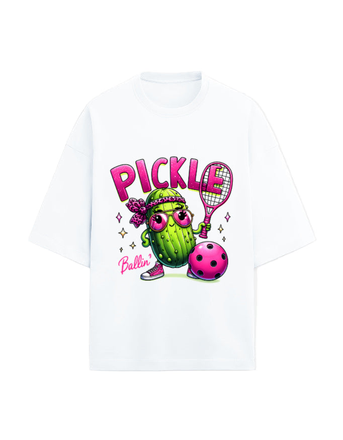 Pickle Ballin’ 2.0 Oversized Tee - Frolic Saga