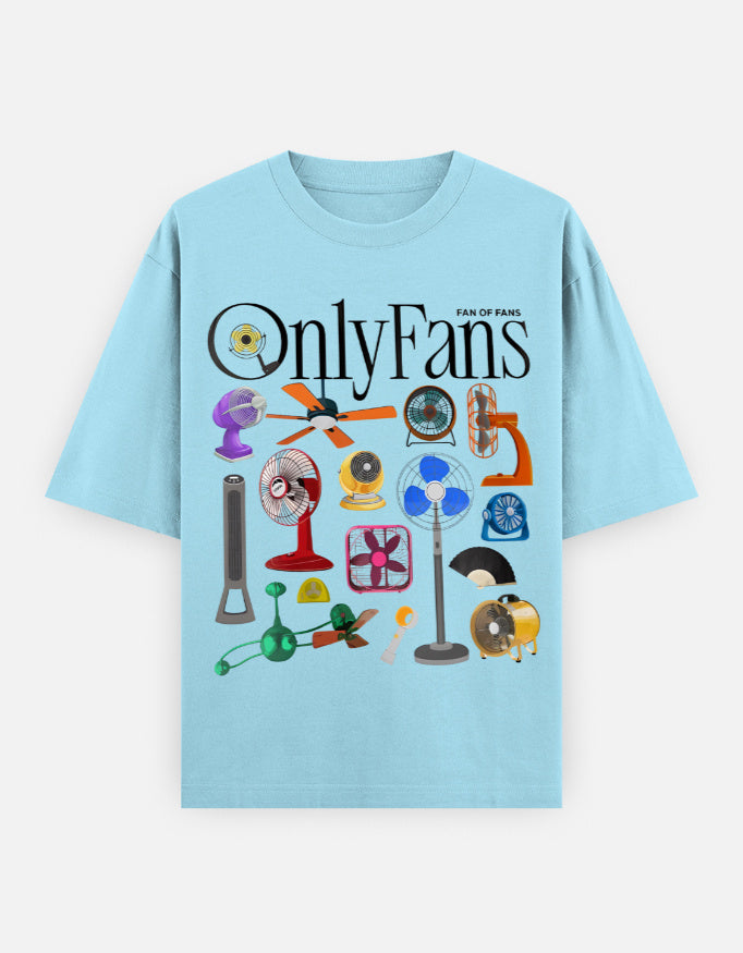 Funny OnlyFans Meme T-Shirt for Men & Women – Oversized 100% Cotton Fan Graphic Tee | Viral Gen Z Aesthetic | 240 GSM Unisex Graphic Tee