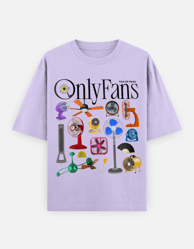 Funny OnlyFans Meme T-Shirt for Men & Women – Oversized 100% Cotton Fan Graphic Tee | Viral Gen Z Aesthetic | 240 GSM Unisex Graphic Tee
