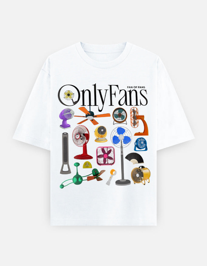 Funny OnlyFans Meme T-Shirt for Men & Women – Oversized 100% Cotton Fan Graphic Tee | Viral Gen Z Aesthetic | 240 GSM Unisex Graphic Tee