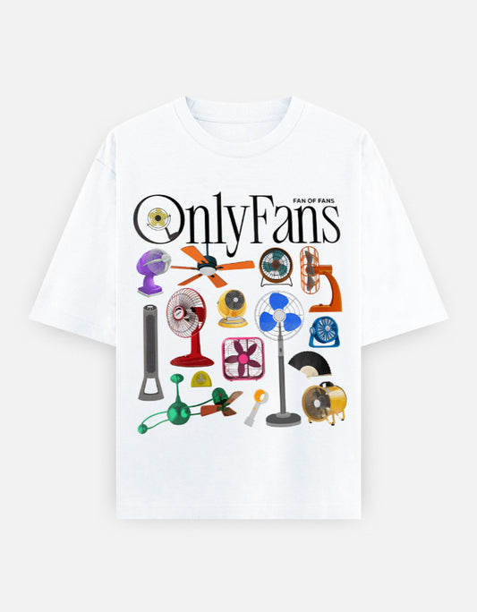 Funny OnlyFans Meme T-Shirt for Men & Women – Oversized 100% Cotton Fan Graphic Tee | Viral Gen Z Aesthetic | 240 GSM Unisex Graphic Tee