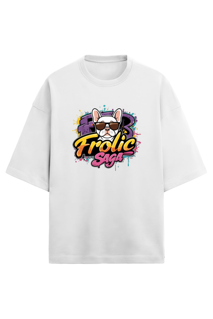 Frolic Saga Unisex Oversized Tee