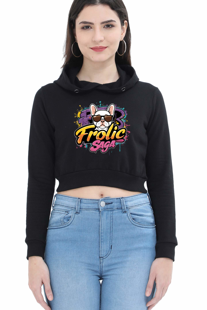 Women's Frolic Saga Crop Hoodie