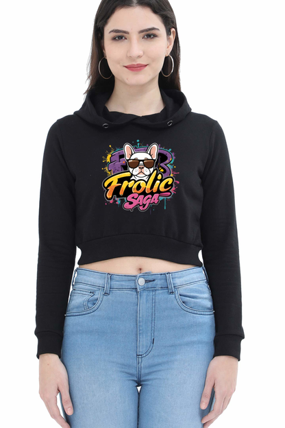 Women's Frolic Saga Crop Hoodie