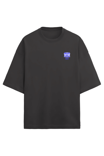 Labubu Squad Oversized Unisex Tee – 240 GSM - Frolic Saga