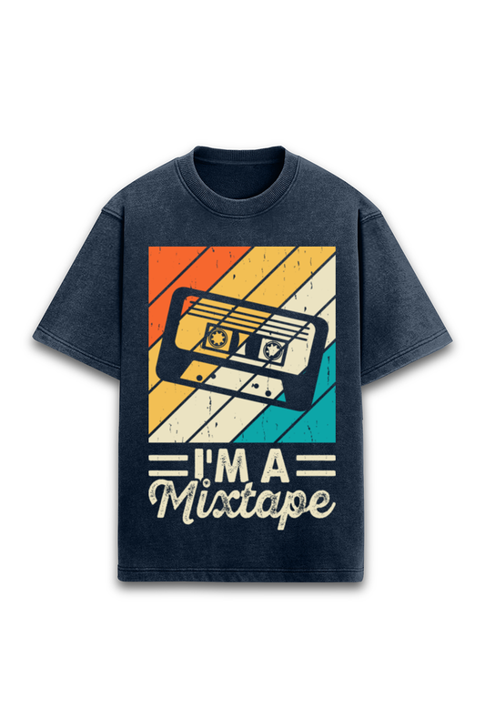 Mixtape Acidwashed Unisex Tee - Frolic Saga