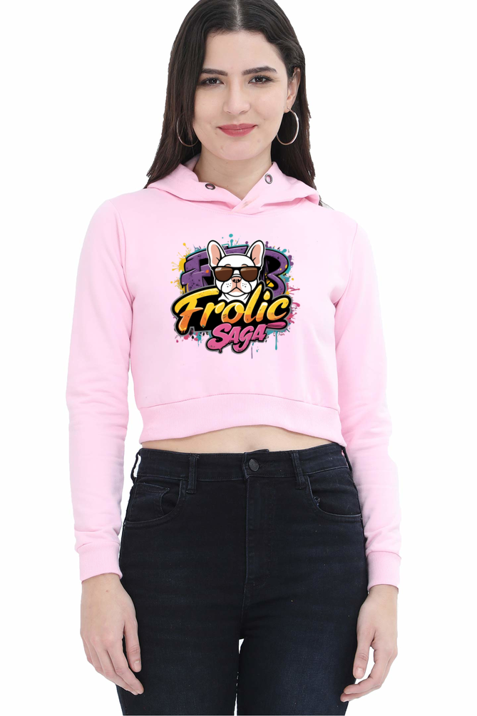 Women's Frolic Saga Crop Hoodie