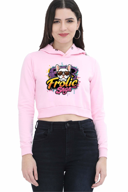 Women's Frolic Saga Crop Hoodie