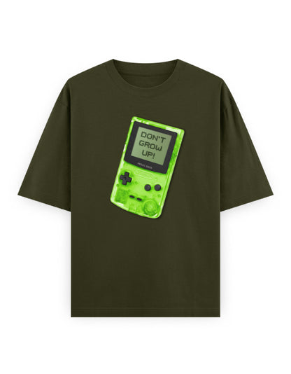Don’t Grow Up! Limited Edition Unisex Oversized Tee – 240 GSM Heavyweight Cotton