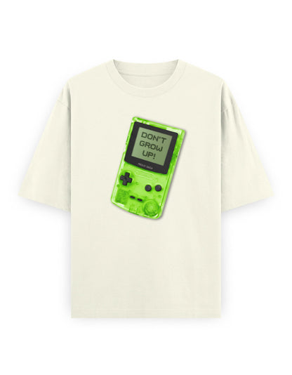 Don’t Grow Up! Limited Edition Unisex Oversized Tee – 240 GSM Heavyweight Cotton