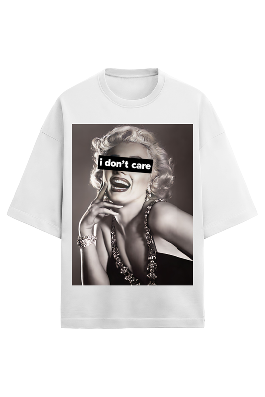 Own your vibe with the “I Don’t Care” oversized tee. Made in 280 GSM French Terry cotton, this unisex fit delivers bold energy and all-day comfort.