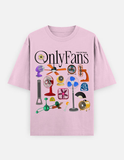 Funny OnlyFans Meme T-Shirt for Men & Women – Oversized 100% Cotton Fan Graphic Tee | Viral Gen Z Aesthetic | 240 GSM Unisex Graphic Tee