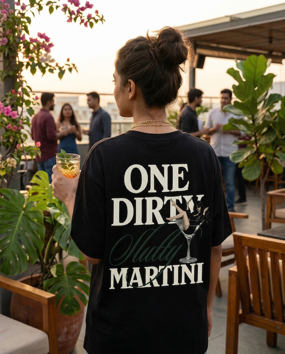 One Dirty Martini Oversized T-Shirt