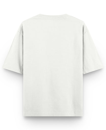 Off White Oversized T-shirt Back Design