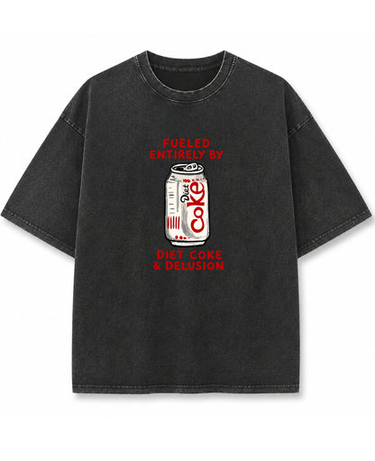 Vintage Fade Wash Oversized T-shirt Front Design