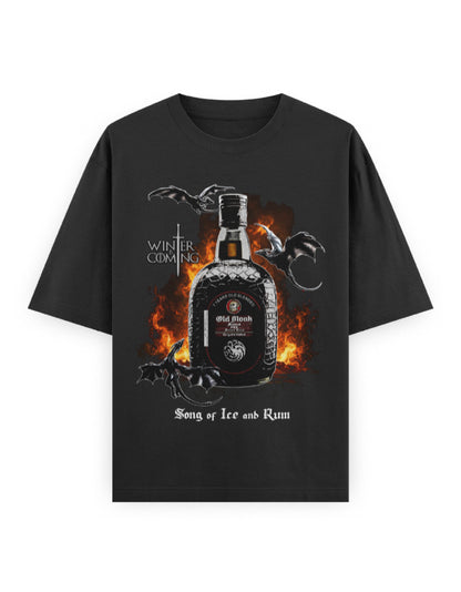 Limited edition oversized 240 GSM cotton t-shirt by Frolic Saga